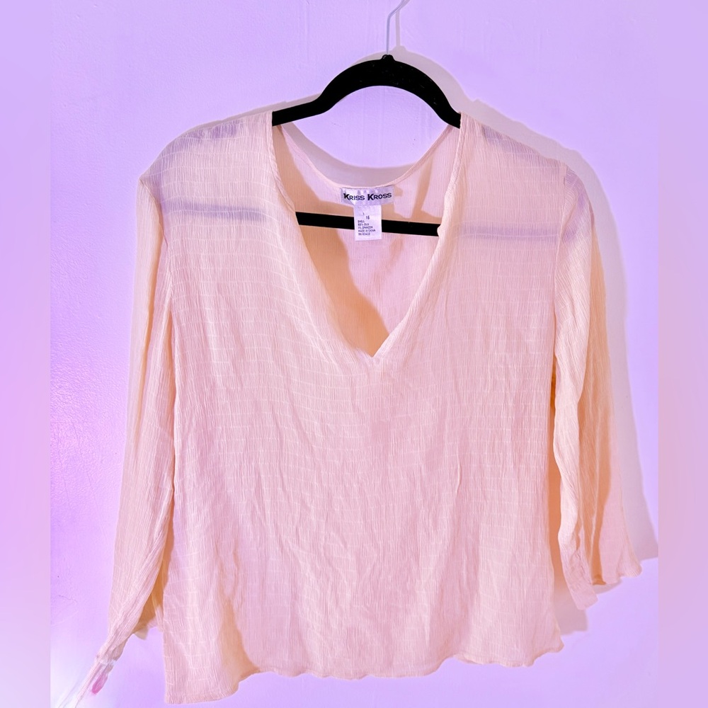 Kensie Women's Elegant Cream Blouse